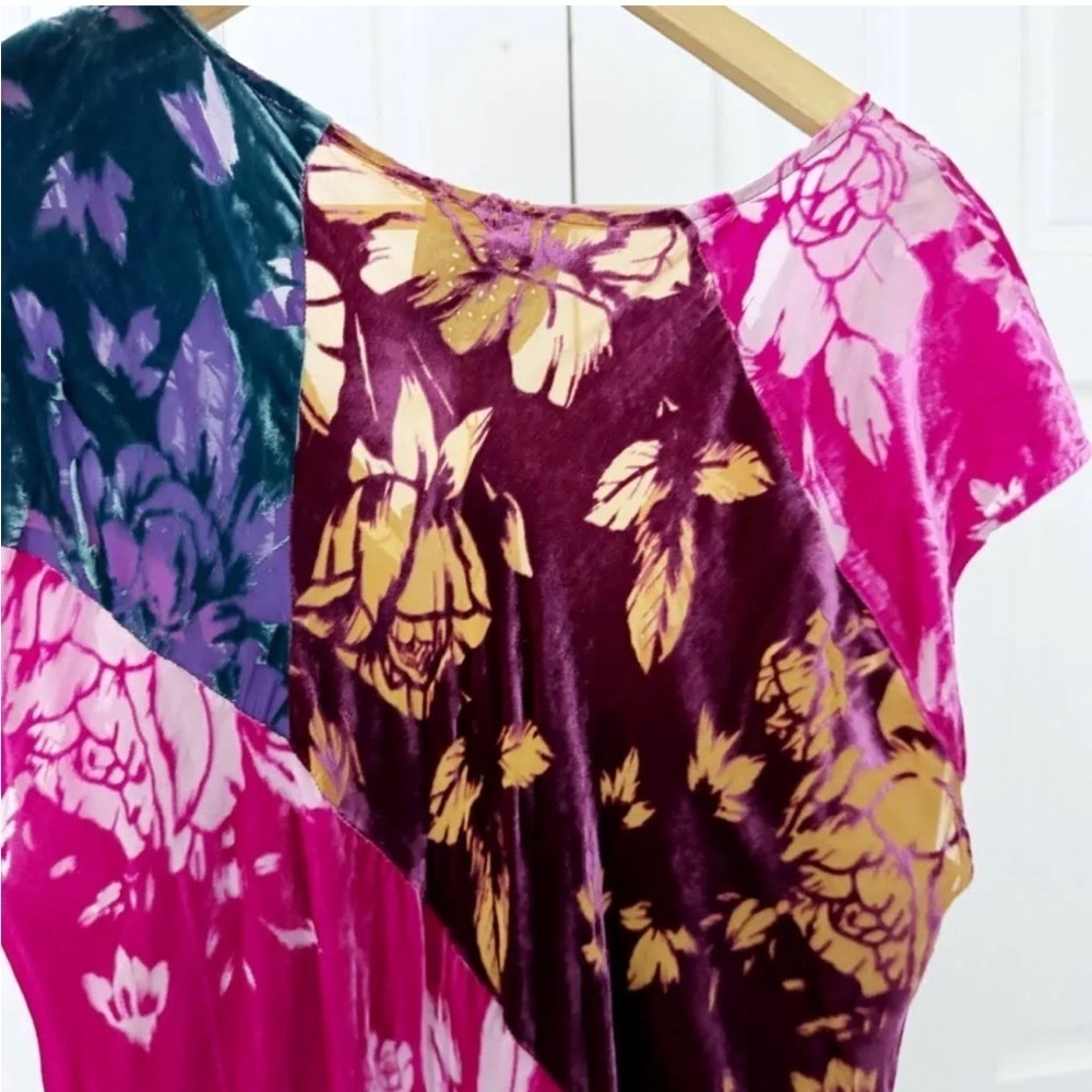 Johnny Was velvet  burnout Solstice Maxi Dress NWT (oversized) - Picture 5 of 12